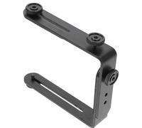 TEHAUX Support Double en L Métallique pour Reflex Numérique, Support pour Flash et Lampe Torche, Accessoire Photographie Compatible Trépieds et Monopodes, Usage Studio et Portrait