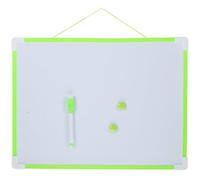 TEHAUX Tableau Mémo Support Portable en Pvc Léger Vert Effaçable Double Face pour Maison et Bureau, pour Prise de Notes et Messages à Domicile