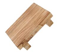 TEHAUX Tabouret en Bois Brûlé en Forme De Tabouret Support De Décoration pour La Maison Piédestal en Bois pour Comptoir De Cuisine Décoratif