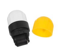 TEHAUX Tampon à Rouleau Double Tête pour Lignes D’écriture Musicales 5 et 6 Portées, Rouleau Tampon Manuel Précis Jaune et Blanc, Outil Pédagogique pour Apprentissage Musique, École