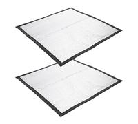 TEHAUX Tapis Chauffant pour Reptiles et Animaux Film Réfléchissant et Coton Perlé, Design Auto-Chauffant pour Économie D'électricité en Hiver Froid