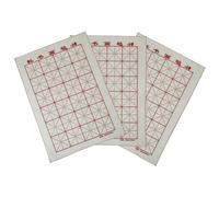 TEHAUX Tapis de Calligraphie en Feutre 50x70cm 3 Pièces pour Écriture | Grille en Croix, Surface Lisse, Léger et Facile à Transporter, Support Papier, Lot de 3