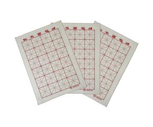 TEHAUX Tapis de Calligraphie en Feutre 50x70cm 3 Pièces pour Écriture | Grille en Croix, Surface Lisse, Léger et Facile à Transporter, Support Papier, Lot de 3