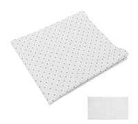 TEHAUX Tapis en Tissu Antidérapant Tapis de Sol Non-tissé Blanc Finition Soignée pour Bureau et Escaliers Extérieurs