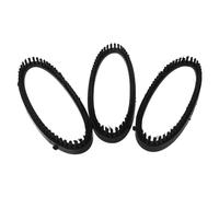 TEHAUX Tête de Brosse de Remplacement pour Défroisseur Vapeur 3 Pièces Brosse de Nettoyage Haute Résistance à la Chaleur Accessoire pour Buse Vapeur Nettoyage Profond des Tissus