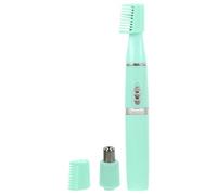 TEHAUX Tondeuse à Sourcils Rechargeable par USB Verte Tondeuse Électrique de Précision pour Épilation du Visage Corps Rasoir sans Design Ergonomique Usage Femme