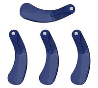 TEHAUX Tourneur de Clés Ergonomique en Plastique Bleu, Aide Tournage et Ouverture de Porte pour Personnes Âgées avec Prise Renforcée, Pack de 4 Pièces