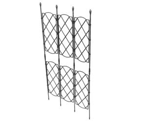 TEHAUX Treillis Jardin Plantes Grimpantes Robuste Acier Plastifié Support Escalade Vigne pour Fleurs et Légumes Étagère Fleur Grimpante pour Balcon et Extérieur