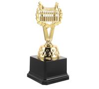 TEHAUX Trophée du Concours de Mathématiques en Plastique Or, Prix Commémoratif Solide avec Boulier, Récompense pour Étudiants Lors de Concours Académiques Scolaires