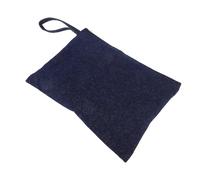 TEHAUX Trousse à Maquillage Femme en Denim Lavé Bleu, Paquet à Main Élégant et Multifonctionnel pour Soins Peau, Design Chic et Compact pour Voyage