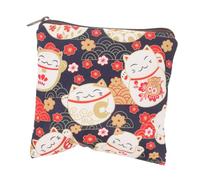 TEHAUX Trousse Menstruelle Résistante à l'usure Imperméable en Polyester Design Cartoon Mignon Pochette Rembourrée pour Paquet à Main Quotidien