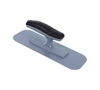 TEHAUX Truelle à Plâtre à Bord Arrondi avec Manche Ergonomique Fatigue pour Finition des Murs et Plafonds