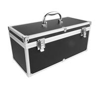TEHAUX Valise de Transport Polyvalente en Alliage D'aluminium Noir avec Absorption des Chocs et Rangement pour Outils et Microphones sans Fil Lors D'événements ou Tests Terrain