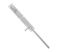 TEHAUX Verrou de Porte Coulissant Acier Inoxydable Épaissi Loquet de Sécurité pour Porte Française et Portail Serrure Robuste pour Fixation Au Sol Installation Facile et Durable