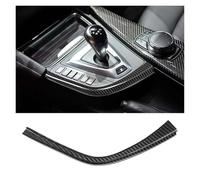 TEHDFG Garnitures de Levier de Vitesse en Fibre de Carbone véritable en Forme de L, compatibles avec BMW F80, F82, F83, M3, M4 (2014-2018)