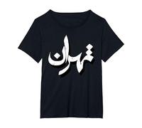 Téhéran T-Shirt, Femme Grandes Tailles, Noir, 6X