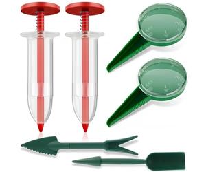 TEHJAM 6 Pcs Distributeur De Graines,Mini Semoir Semences,Semoir à Graines,Semoir à Graines De Jardin Manuel,Outil De Semoir De Semis Pour Petites Graines,Planter,Légumes,Fleurs