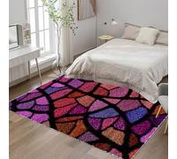 Tehocwiz Kits de Crochet de Loquet Point de Croix Kit Tapis Point Noué à Faire CréAtion de Tapis et Canvas Kit 38x52 cm Latch Hook Kit de Tapisserie pour Adultes, Débutants