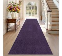 TEHWDAIYOU Tapis Couloir Long 60 x 80 cm Violet Tapis de Cuisine Devant Evier Lavable Antiderapant Tapis de Passage Couloir Paillasson Tapis Entree Interieur Tapis de Sol pour Couloir Cuisine Chambre