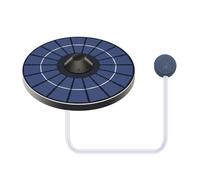 Teichbelüfter - 2,5 Watt Geräuscharme Luftpumpe Mit Ausströmerstein - Schwimmendes Teichbelüfter Set - Für Fischbecken Aquarien Vogeltränke Garten Hinterhof Landschaftsgarten