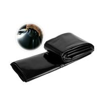 Teichfolie Membrane de jardin flexible en polyéthylène haute densité durable et résistante aux déchirures pour étangs, cascades et ruisseaux, doublure noire imperméable (9 x 9 m) pour une protection