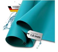 TeichVision - Bâche en PVC de qualité supérieure pour bassin - Bleu turquoise - Épaisseur : 1 mm - 14 m x 30 m - Film PVC bleu turquoise - Convient pour les étangs, les biotopes, les piscines