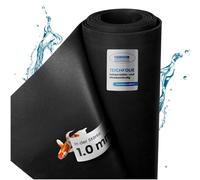 TeichVision - Bâche EPDM de qualité supérieure pour bassin - Épaisseur : 1 mm - 1,5 m x 7 m - Film EPDM naturel noir - Particulièrement durable / convient également comme bâche de parterre surélevée