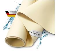 TeichVision - Bâche pour bassin en PVC beige sable - Épaisseur : 1 mm - 2 m x 14 m - Film PVC beige adapté pour les étangs, les biotopes, les piscines naturelles