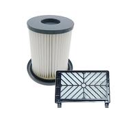 TEidea 2 Accessoires d'aspirateur Filtre HEPA + élément filtrant de 12 cm, Compatible for Philips FC8712 FC8714 FC8716 FC8720 FC8722