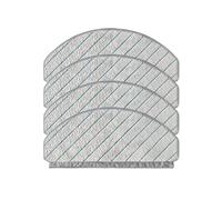 TEidea 4 pièces compatibles avec Ecovacs Deebot X1 Plus T10 Plus, Accessoires de Tapis de vadrouille lavables, Chiffon de Nettoyage for aspirateur