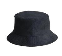 TEidea Bobs Femme Chapeau De Seau Adulte De Taille Plus, Chapeau De Velours Côtelé De Taille Plus, Chapeau De Taille Plus Masculin 56-60 Cm, 60-63 Cm-Noir-60-63 Cm