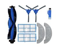 TEidea Compatible avec Proscenic 850T/850P Le kit de pièces de Rechange for aspirateur Robot Brosse Principale, Brosse latérale, Filtre Hepa, vadrouille. (Color : E)