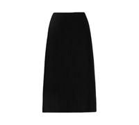 TEidea Jupe Longue Femme Robe en Laine pour Femmes: Robe en Tricot Taille Haute Midi, Jupe d'hiver Chaude Et Élégante-Noir-M