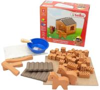Teifoc 1026 Kit De Construction En Pierre¿Petite Écurie À Chevaux Avec 50 Composants,Écurie Avec Figurines De Chevaux,Jouets De La Ferme Pour Enfants À Partir De 6 Ans