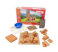 Teifoc - 4025 - Kit de construction en pierre - Église - 70 pièces - Pour enfants à partir de 6 ans - Jouet éducatif