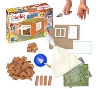 Teifoc 4060 Kit de Construction en Briques - Garage Miniature pour Voitures Jouets, Set créatif pour Enfants à partir de 7 Ans, Jouet de Construction pour Filles et garçons