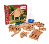 Teifoc 4210 Kit de Construction en Briques - Maison avec Toit en tuiles, kit Maison Miniature à Construire, Jouet créatif pour Filles et garçons, Cadeau pour Enfants à partir de 6 Ans