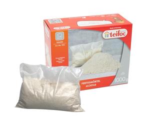 Teifoc 902 Mortier prêt à l’Emploi 1000 g - mortier Soluble dans l’Eau pour Bricolage et Construction avec Mini-Briques, Jouet Montessori DIY pour Enfants