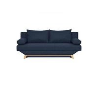 TEIJO Banquette con ible 3 places avec coffre de rangement Tissu L187 P91 H82 cm B