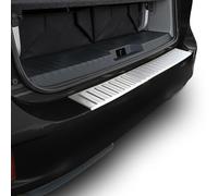 teileplus24 AL207 Protection de seuil de Coffre Aluminium Compatible avec VW ID. Buzz 2022-, Couleur:Argent