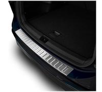 teileplus24 AL221 Protection de seuil de Coffre Aluminium Compatible avec VW Tiguan 3 CT1 2024-, Couleur:Argent