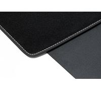 teileplus24 BKF-046 Tapis de Coffre de Voiture 2 pièces pour Audi A6/S6 C8 Combi 2018-03/2025 Protection des Pare-Chocs, Couture:Argent