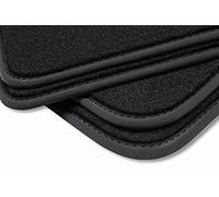 teileplus24 HQ-130 Tapis de Sol pour Audi A3 8V 2013-2020 Deluxe en Velours, Couture:Noir