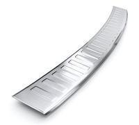 teileplus24 L595 Protection de seuil de Coffre V2A INOX pour Skoda Octavia III Combi 2017-2019 avec Bord, Couleur:Argent brossé