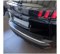 teileplus24 L616 Protection de seuil de Coffre V2A INOX pour Peugeot 3008 II 2016- avec Bord, Couleur:Anthracite brossé