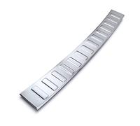 teileplus24 L737 Protection de seuil de Coffre V2A INOX pour Nissan Leaf 2 ZE1 2017- avec Bord, Couleur:Argent brossé