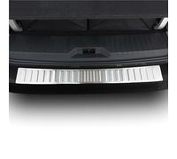 teileplus24 L751 Protection de seuil de Coffre V2A INOX pour VW ID. Buzz 2022- avec Bord, Couleur:Argent brossé