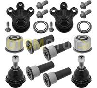 TEILEX Germany Kit bras de suspension avant compatible PEUGEOT 407 508 CITROEN C5 C6 composé de 10 pièces