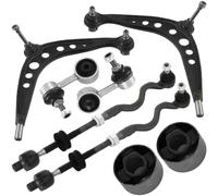 TEILEX Germany Kit Bras de Suspension Avant Compatible pour BMW 3 E36, 4 Count, Noir, Acier, Spécifique pour le Véhicule, Avant