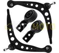TEILEX Germany Kit bras de suspension avant composé de 4 pièces automobiles, ajustement spécifique au véhicule BMW Série 3 E36 Z3 Noir